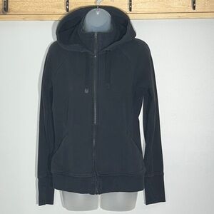 ATHLETA black triumph full zip hoodie size M